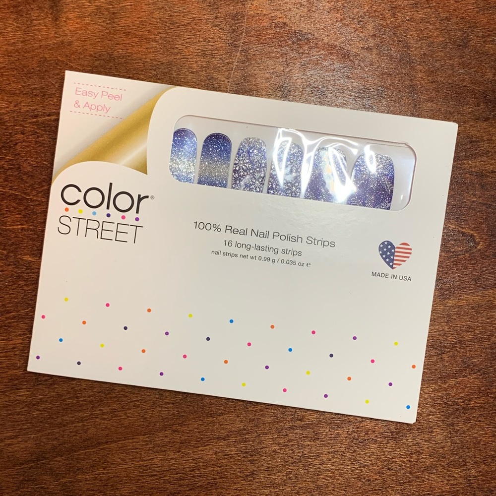 Winter color street nails
